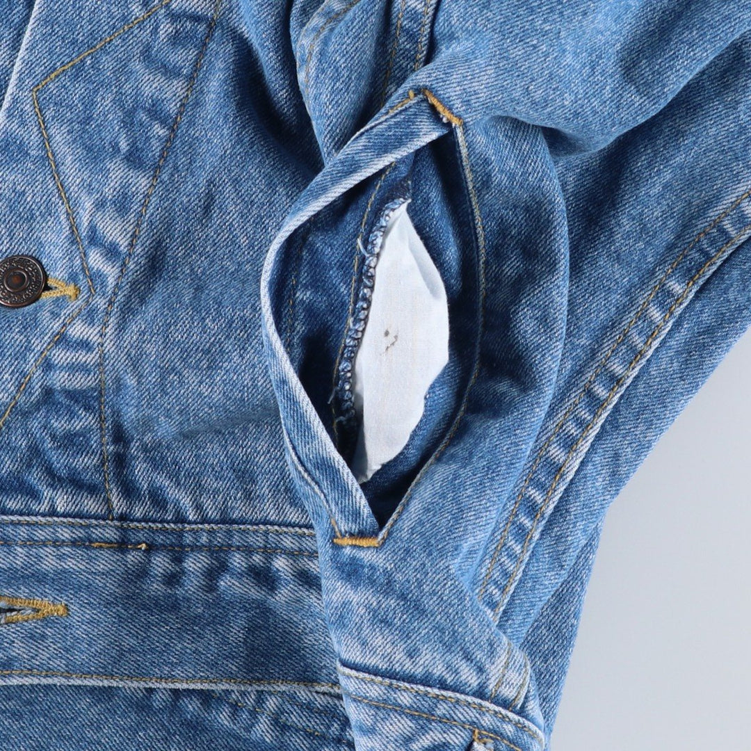 Lee denim jacket, men's size M cotton blue type Vintage Second Hand