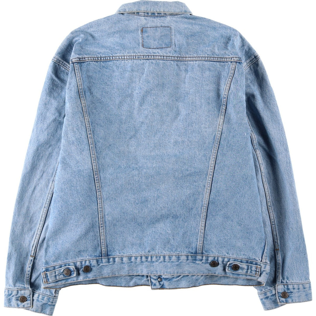1990'S Levi's 70503-02 Euro Model Denim Jacket (G-Jean), Made in Spain, Men's XXL equivalent, Vintage. cotton Blue type light blue Vintage Second Hand