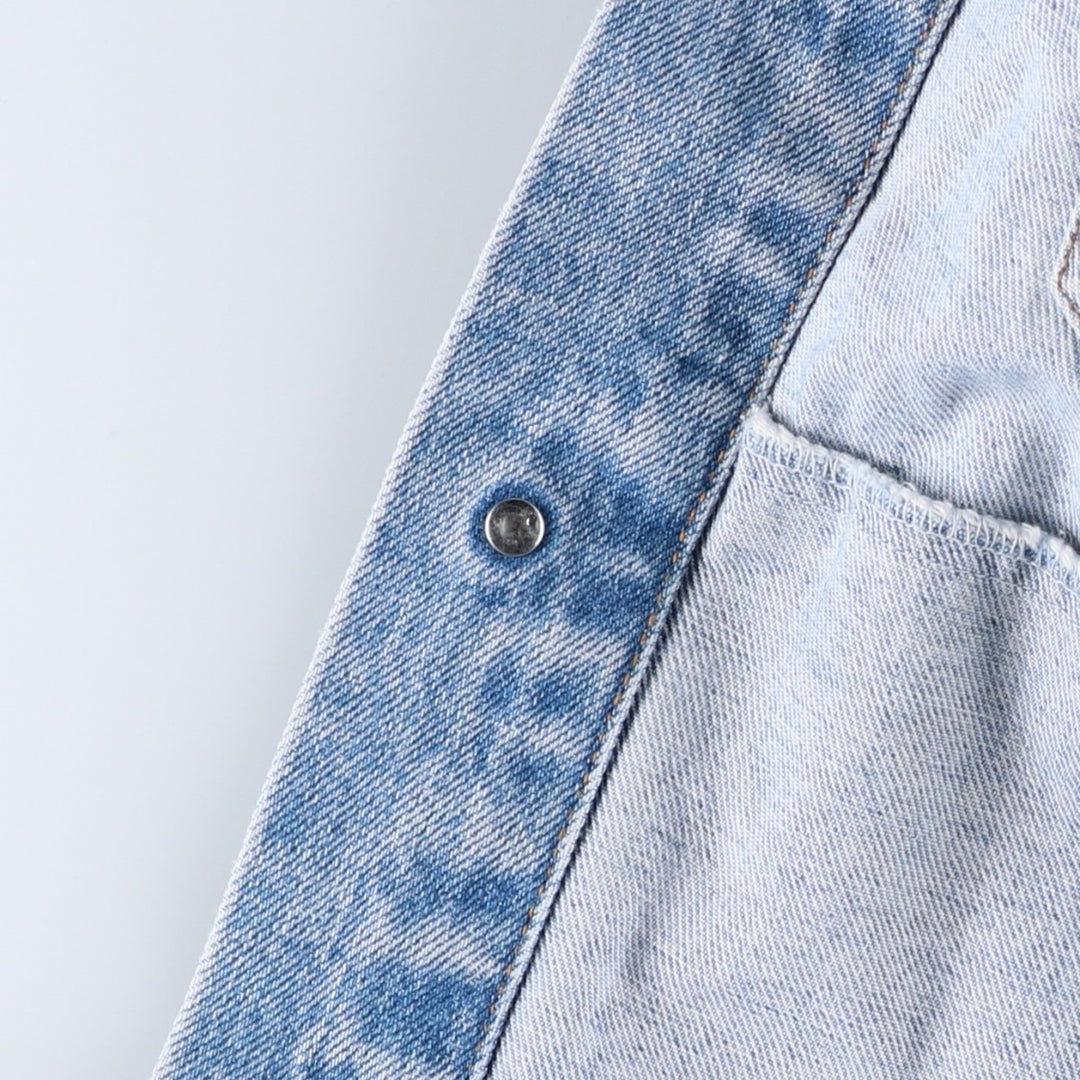 1990'S Levi's 70503-02 Euro Model Denim Jacket (G-Jean), Made in Spain, Men's XXL equivalent, Vintage. cotton Blue type light blue Vintage Second Hand