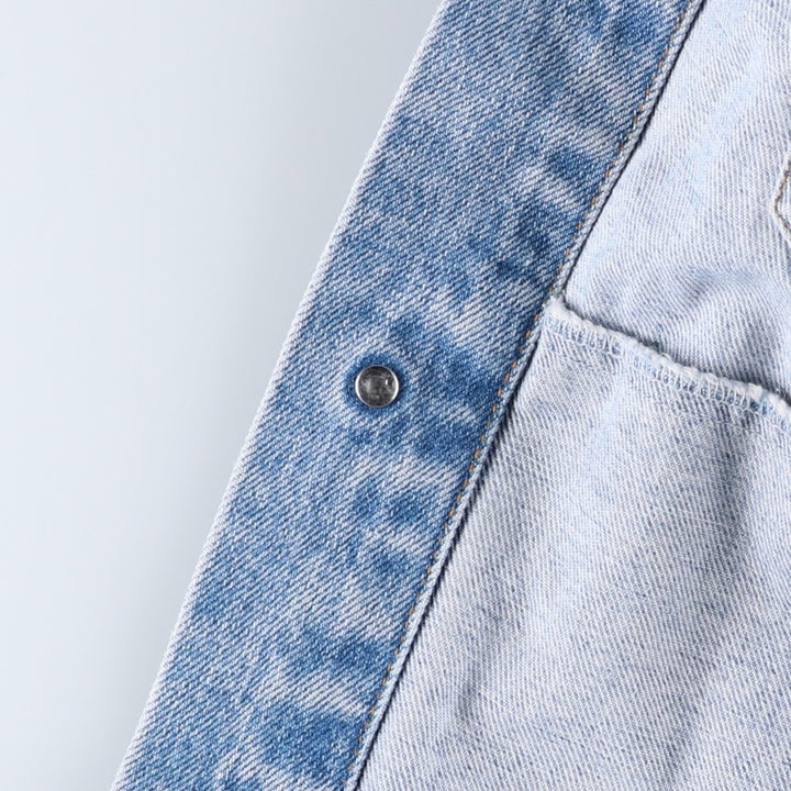 1990'S Levi's 70503-02 Euro Model Denim Jacket (G-Jean), Made in Spain, Men's XXL equivalent, Vintage. cotton Blue type light blue Vintage Second Hand