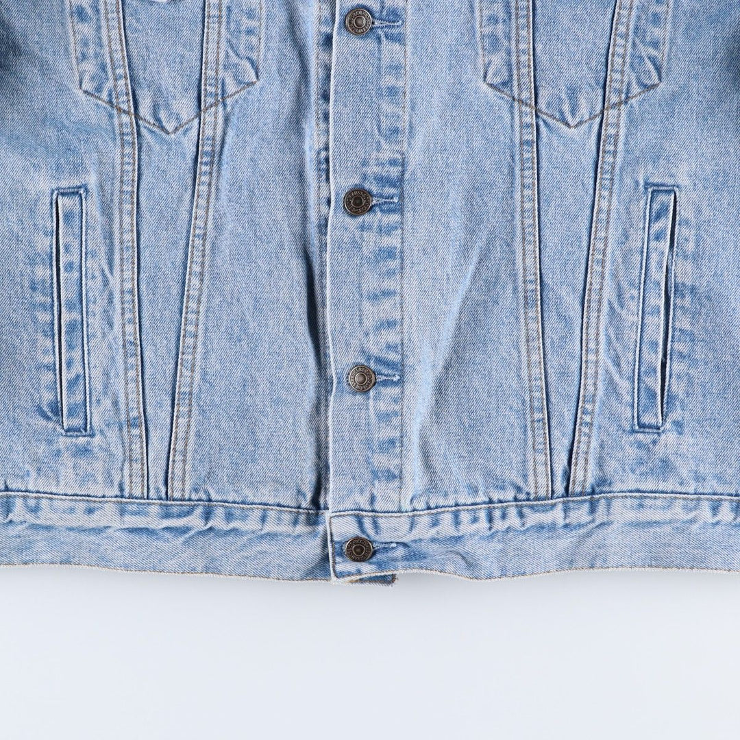 1990'S Levi's 70503-02 Euro Model Denim Jacket (G-Jean), Made in Spain, Men's XXL equivalent, Vintage. cotton Blue type light blue Vintage Second Hand