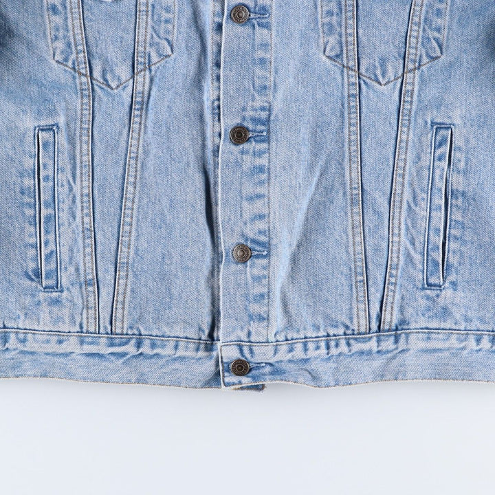 1990'S Levi's 70503-02 Euro Model Denim Jacket (G-Jean), Made in Spain, Men's XXL equivalent, Vintage. cotton Blue type light blue Vintage Second Hand