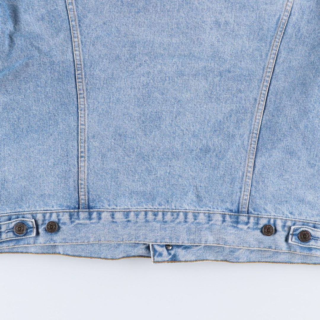 1990'S Levi's 70503-02 Euro Model Denim Jacket (G-Jean), Made in Spain, Men's XXL equivalent, Vintage. cotton Blue type light blue Vintage Second Hand