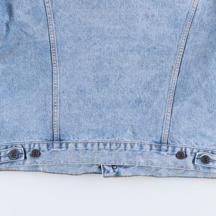 1990'S Levi's 70503-02 Euro Model Denim Jacket (G-Jean), Made in Spain, Men's XXL equivalent, Vintage. cotton Blue type light blue Vintage Second Hand