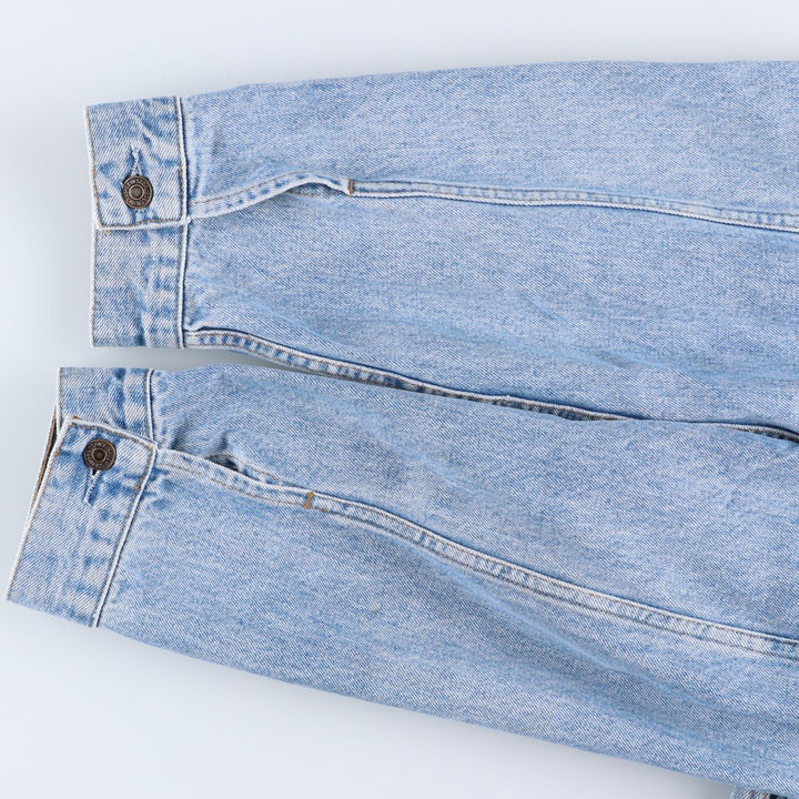 1990'S Levi's 70503-02 Euro Model Denim Jacket (G-Jean), Made in Spain, Men's XXL equivalent, Vintage. cotton Blue type light blue Vintage Second Hand