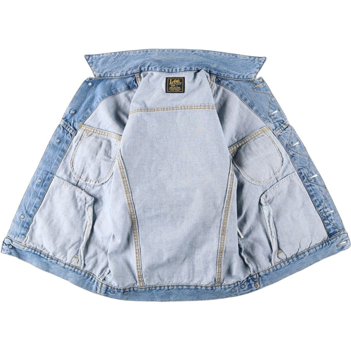 Lee LEE JACKET Denim Jacket G-Jean Men's Size L cotton Blue type light blue Vintage Second Hand
