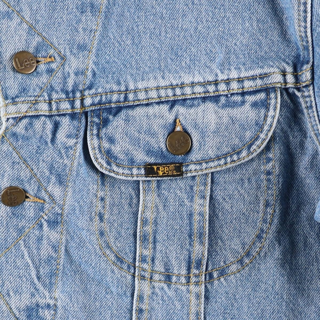 Lee LEE JACKET Denim Jacket G-Jean Men's Size L cotton Blue type light blue Vintage Second Hand