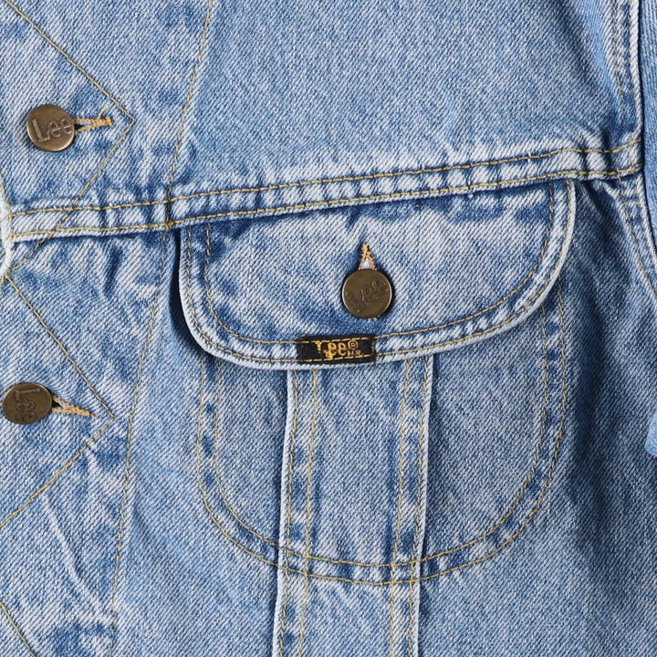 Lee LEE JACKET Denim Jacket G-Jean Men's Size L cotton Blue type light blue Vintage Second Hand