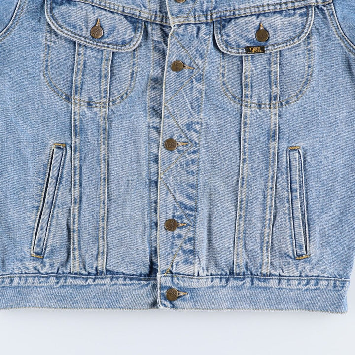 Lee LEE JACKET Denim Jacket G-Jean Men's Size L cotton Blue type light blue Vintage Second Hand