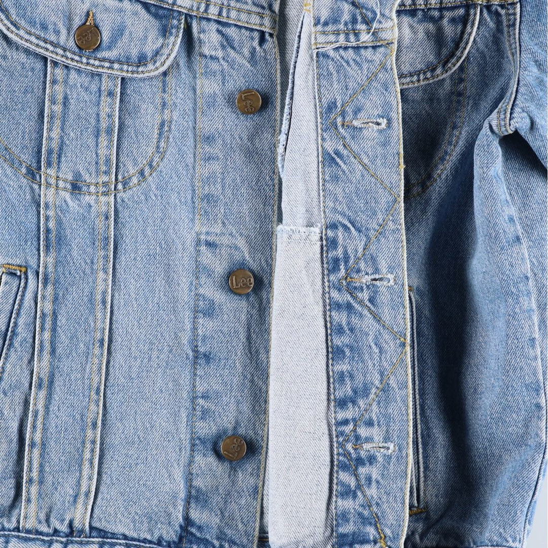 Lee LEE JACKET Denim Jacket G-Jean Men's Size L cotton Blue type light blue Vintage Second Hand