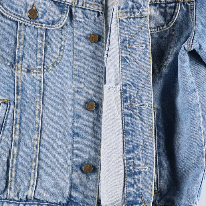 Lee LEE JACKET Denim Jacket G-Jean Men's Size L cotton Blue type light blue Vintage Second Hand