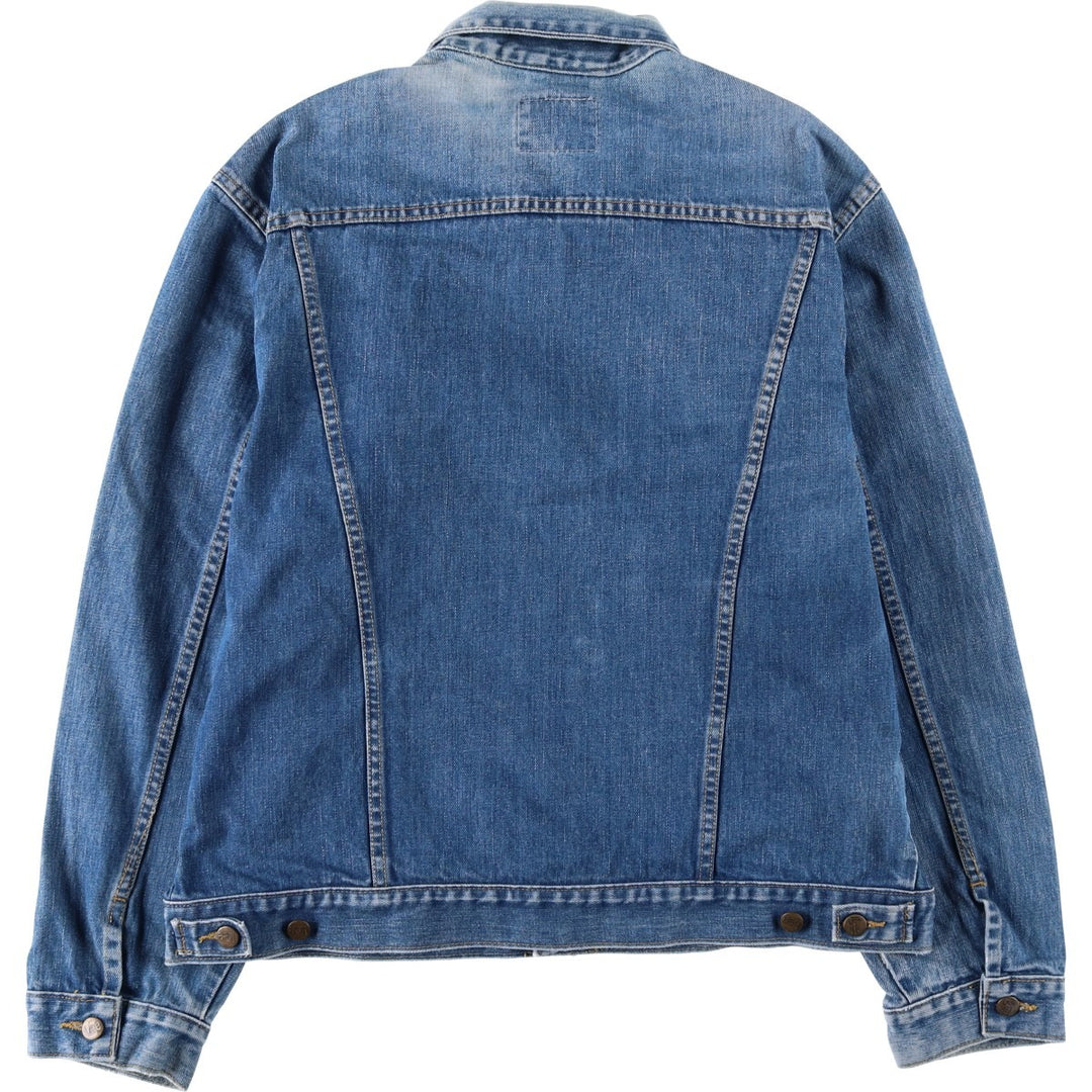 Lee SANFORIZED denim jacket, made in USA, men's size XL (approx.), vintage. cotton blue type Vintage Second Hand