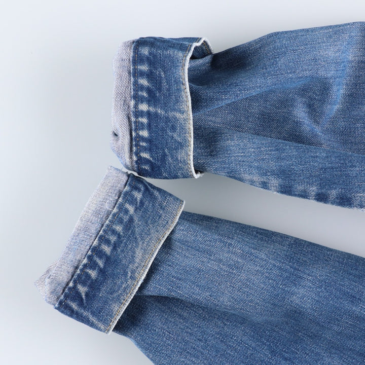 Lee SANFORIZED denim jacket, made in USA, men's size XL (approx.), vintage. cotton blue type Vintage Second Hand