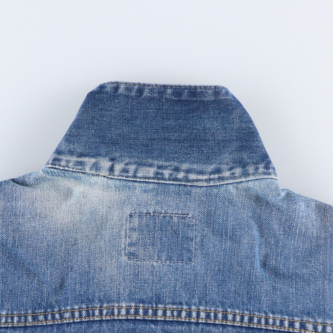 Lee SANFORIZED denim jacket, made in USA, men's size XL (approx.), vintage. cotton blue type Vintage Second Hand