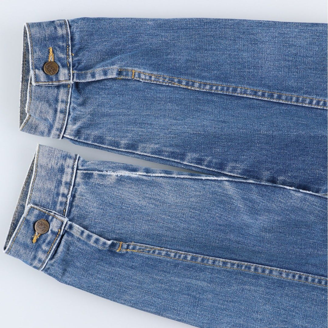 Lee SANFORIZED denim jacket, made in USA, men's size XL (approx.), vintage. cotton blue type Vintage Second Hand