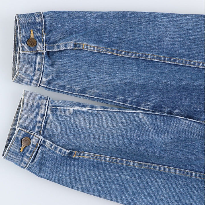 Lee SANFORIZED denim jacket, made in USA, men's size XL (approx.), vintage. cotton blue type Vintage Second Hand