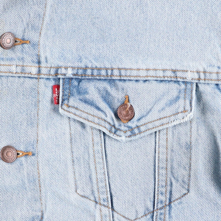 2000'S Levi's 70507-0311 Denim Jacket (Men's Size M) cotton Blue type light blue Vintage Second Hand