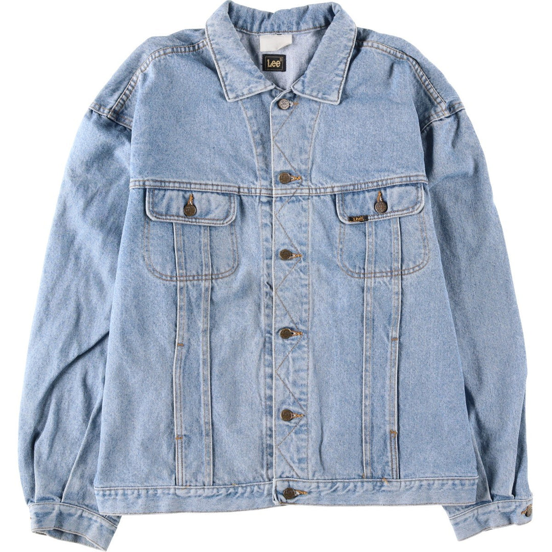 Lee RIDERS denim jacket, men's size XL. unclear Blue type light blue Vintage Second Hand