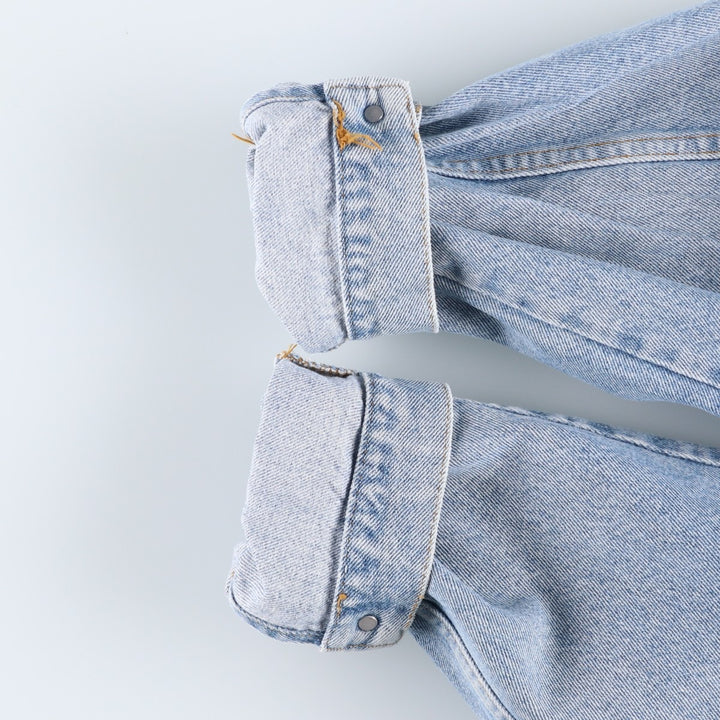 Lee RIDERS denim jacket, men's size XL. unclear Blue type light blue Vintage Second Hand
