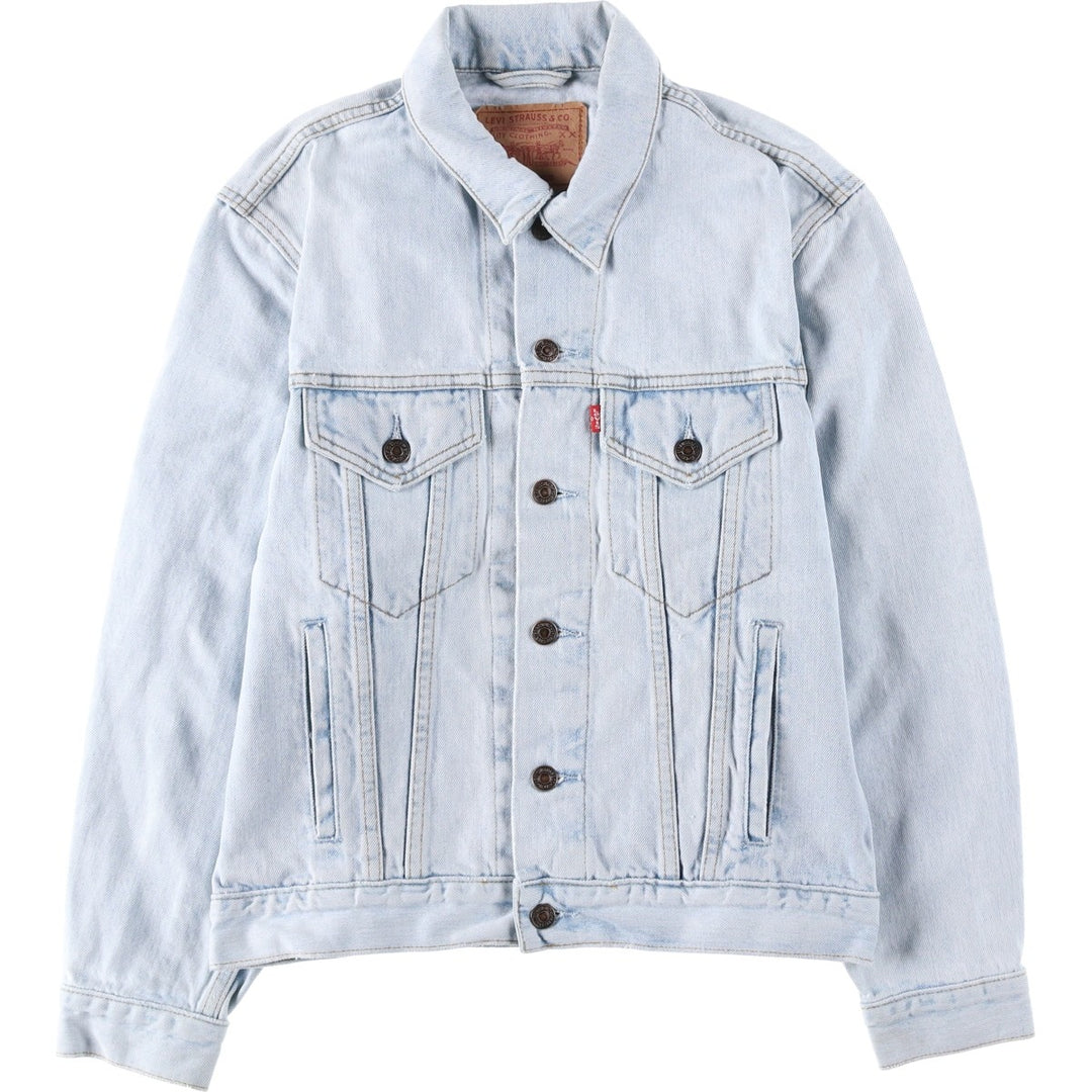 90'S Levi's 70503-0208 Denim Jacket, Men's Size Small, Vintage cotton blue type Vintage Second Hand