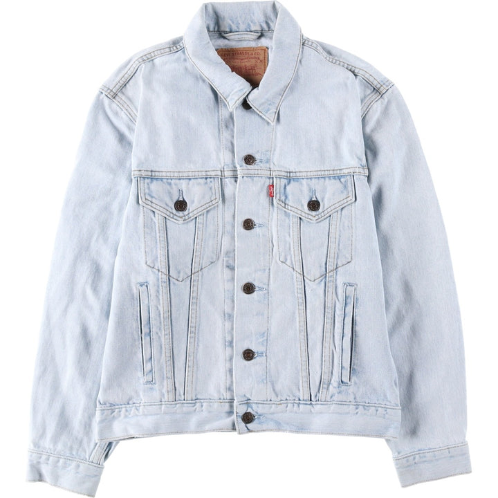 90'S Levi's 70503-0208 Denim Jacket, Men's Size Small, Vintage cotton blue type Vintage Second Hand