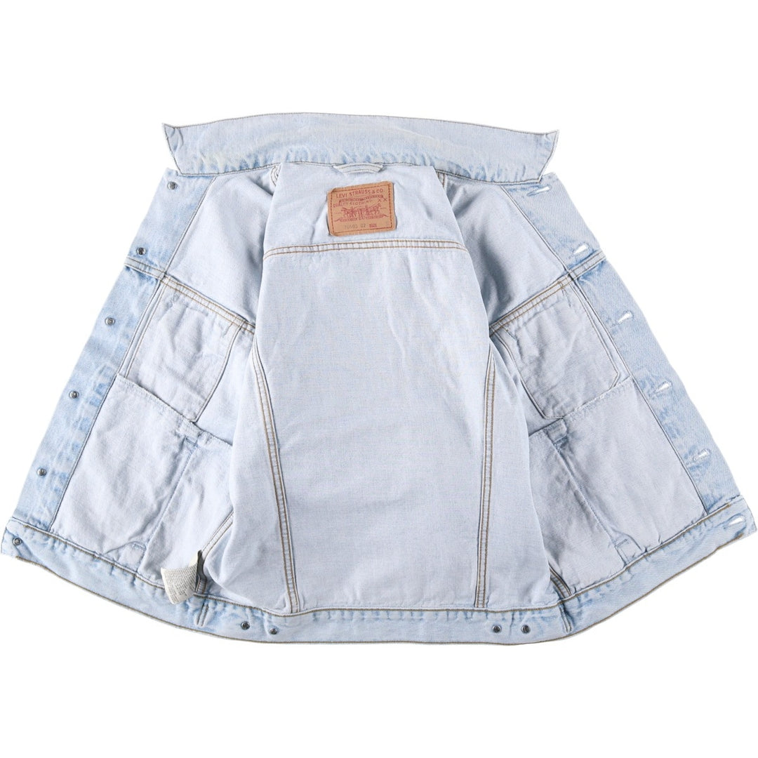 90'S Levi's 70503-0208 Denim Jacket, Men's Size Small, Vintage cotton blue type Vintage Second Hand