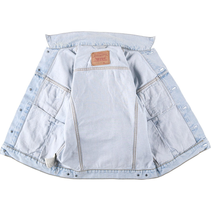90'S Levi's 70503-0208 Denim Jacket, Men's Size Small, Vintage cotton blue type Vintage Second Hand