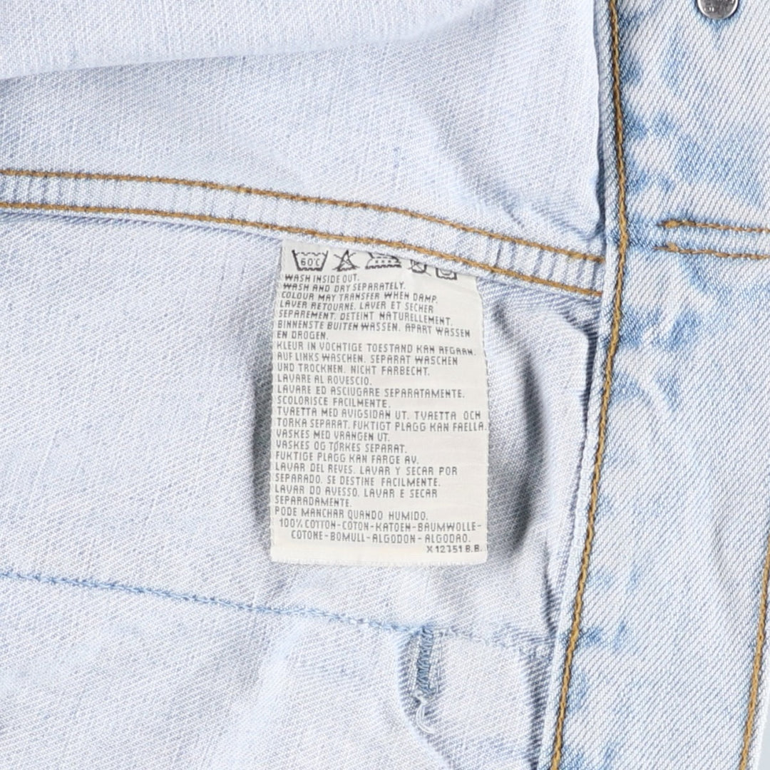 90'S Levi's 70503-0208 Denim Jacket, Men's Size Small, Vintage cotton blue type Vintage Second Hand