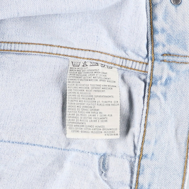 90'S Levi's 70503-0208 Denim Jacket, Men's Size Small, Vintage cotton blue type Vintage Second Hand
