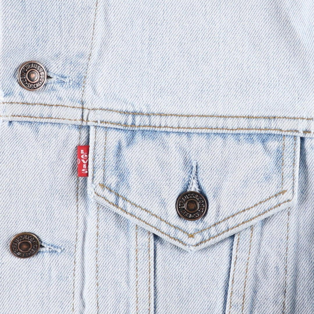 90'S Levi's 70503-0208 Denim Jacket, Men's Size Small, Vintage cotton blue type Vintage Second Hand