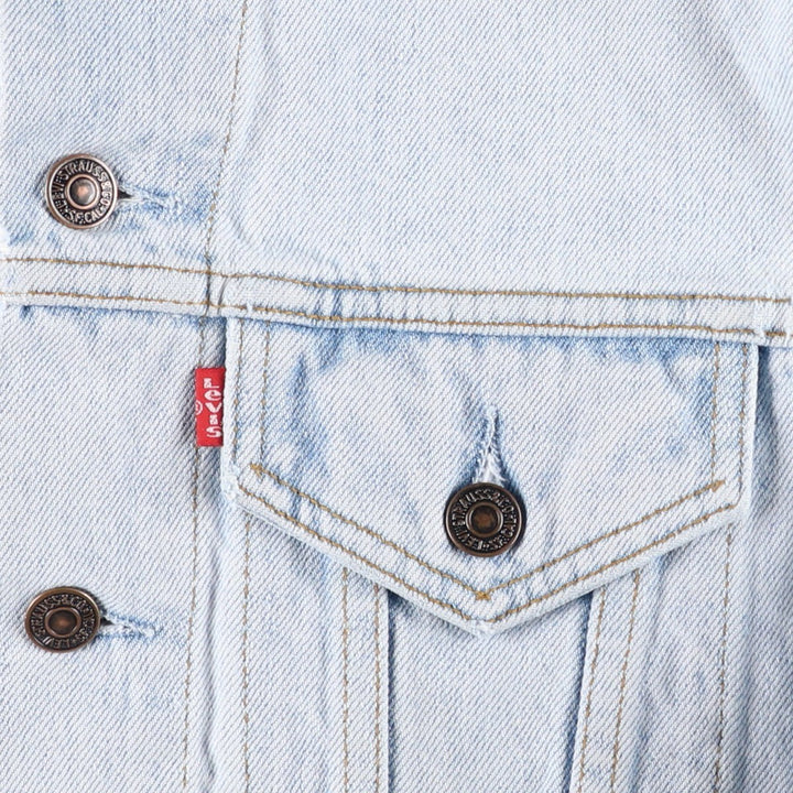 90'S Levi's 70503-0208 Denim Jacket, Men's Size Small, Vintage cotton blue type Vintage Second Hand