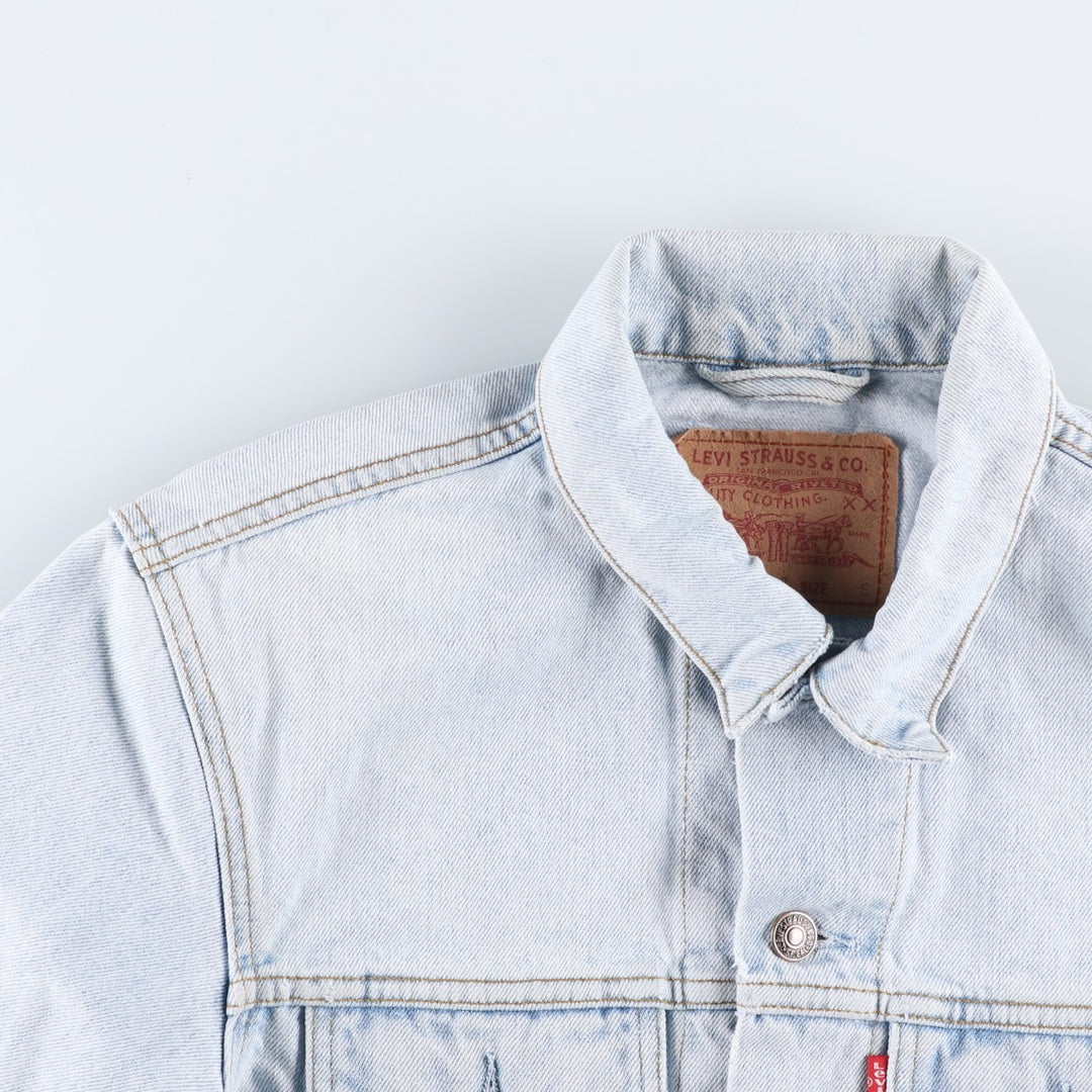 90'S Levi's 70503-0208 Denim Jacket, Men's Size Small, Vintage cotton blue type Vintage Second Hand