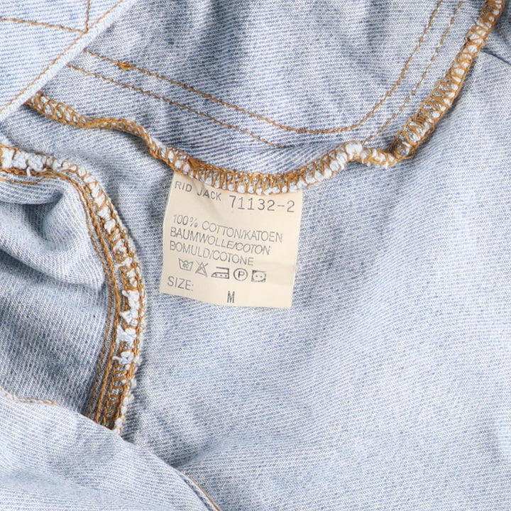Lee RIDERS denim jacket (men's size M) cotton Blue type light blue Vintage Second Hand