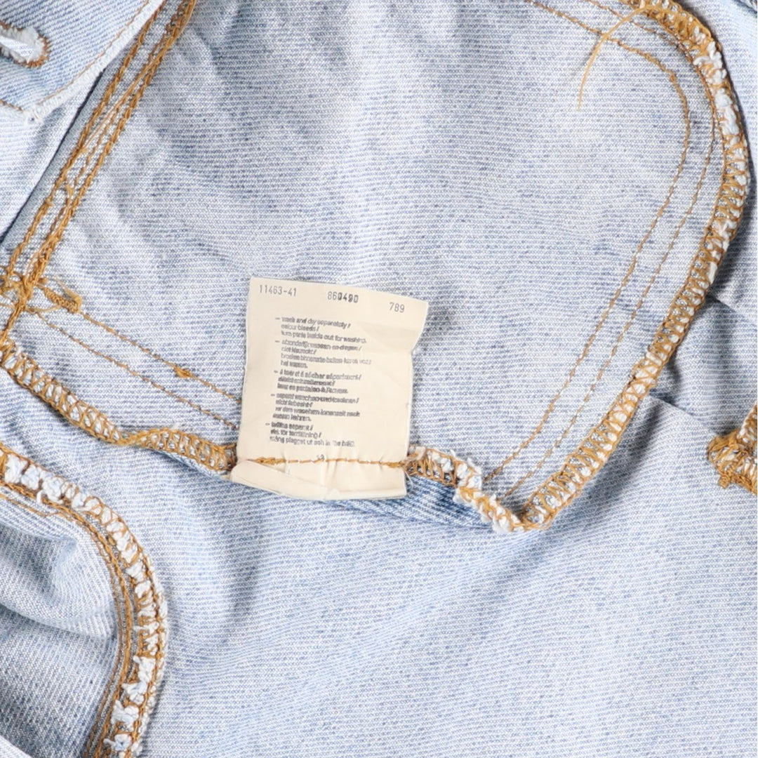 Lee RIDERS denim jacket (men's size M) cotton Blue type light blue Vintage Second Hand