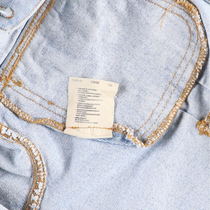 Lee RIDERS denim jacket (men's size M) cotton Blue type light blue Vintage Second Hand