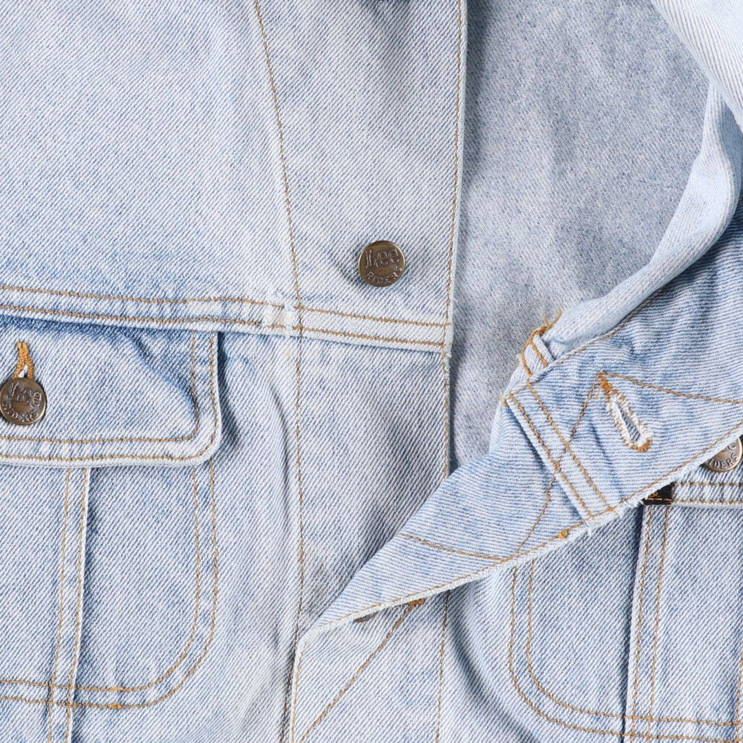 Lee RIDERS denim jacket (men's size M) cotton Blue type light blue Vintage Second Hand