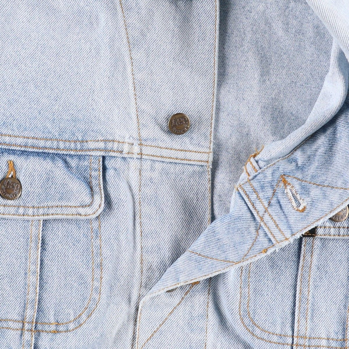 Lee RIDERS denim jacket (men's size M) cotton Blue type light blue Vintage Second Hand