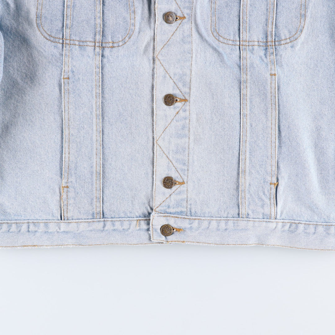 Lee RIDERS denim jacket (men's size M) cotton Blue type light blue Vintage Second Hand