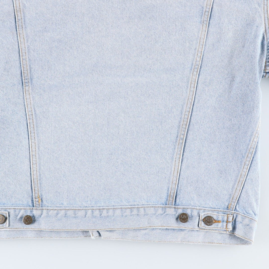 Lee RIDERS denim jacket (men's size M) cotton Blue type light blue Vintage Second Hand