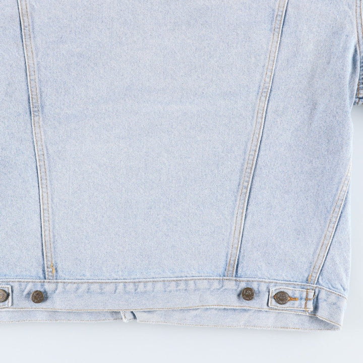 Lee RIDERS denim jacket (men's size M) cotton Blue type light blue Vintage Second Hand