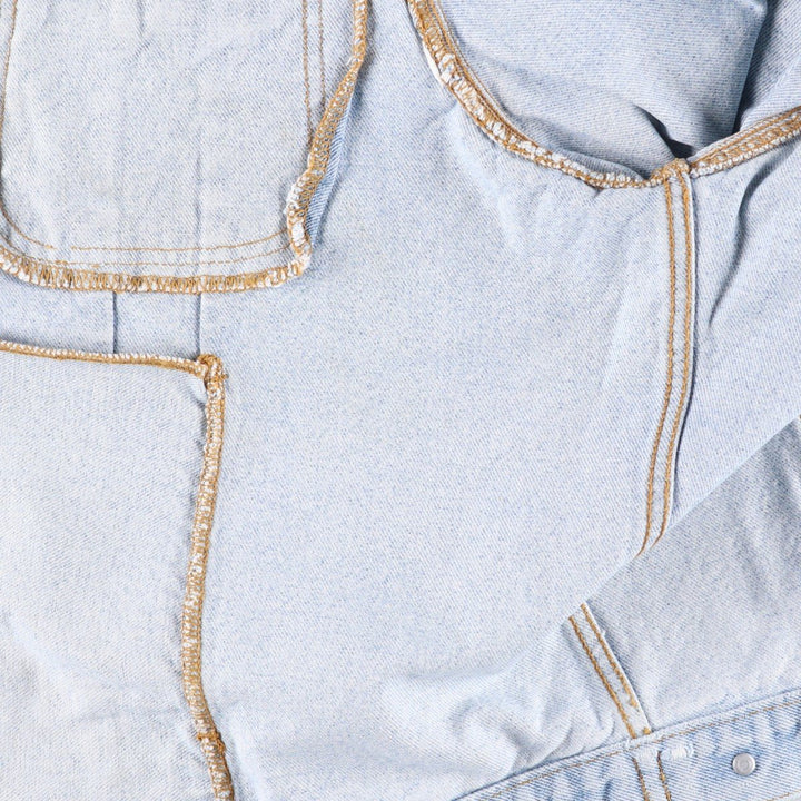Lee RIDERS denim jacket (men's size M) cotton Blue type light blue Vintage Second Hand