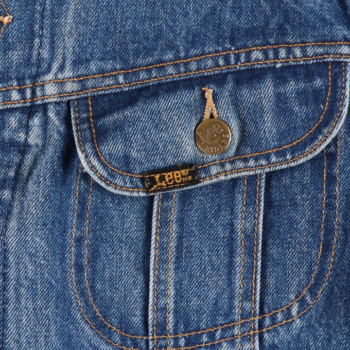 Lee RIDERS denim jacket (men's size M) unclear blue type Vintage Second Hand