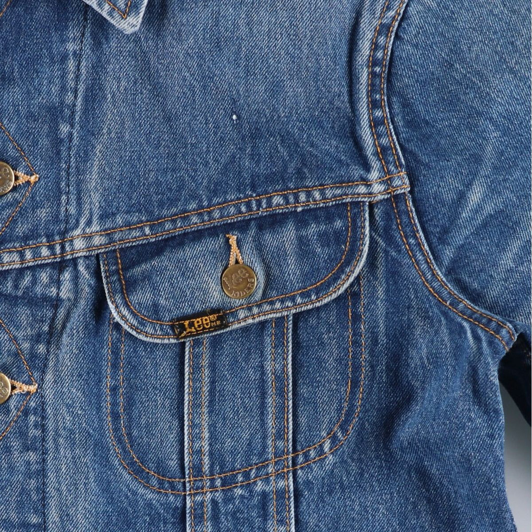 Lee RIDERS denim jacket (men's size M) unclear blue type Vintage Second Hand