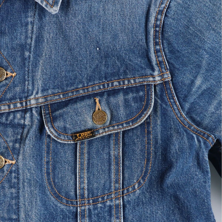 Lee RIDERS denim jacket (men's size M) unclear blue type Vintage Second Hand