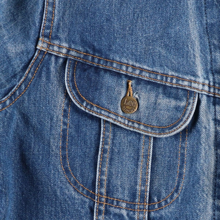 Lee RIDERS denim jacket (men's size M) unclear blue type Vintage Second Hand