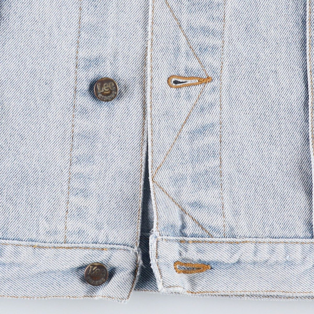 Lee Riders denim jacket, denim jacket, men's size S cotton Blue type light blue Vintage Second Hand