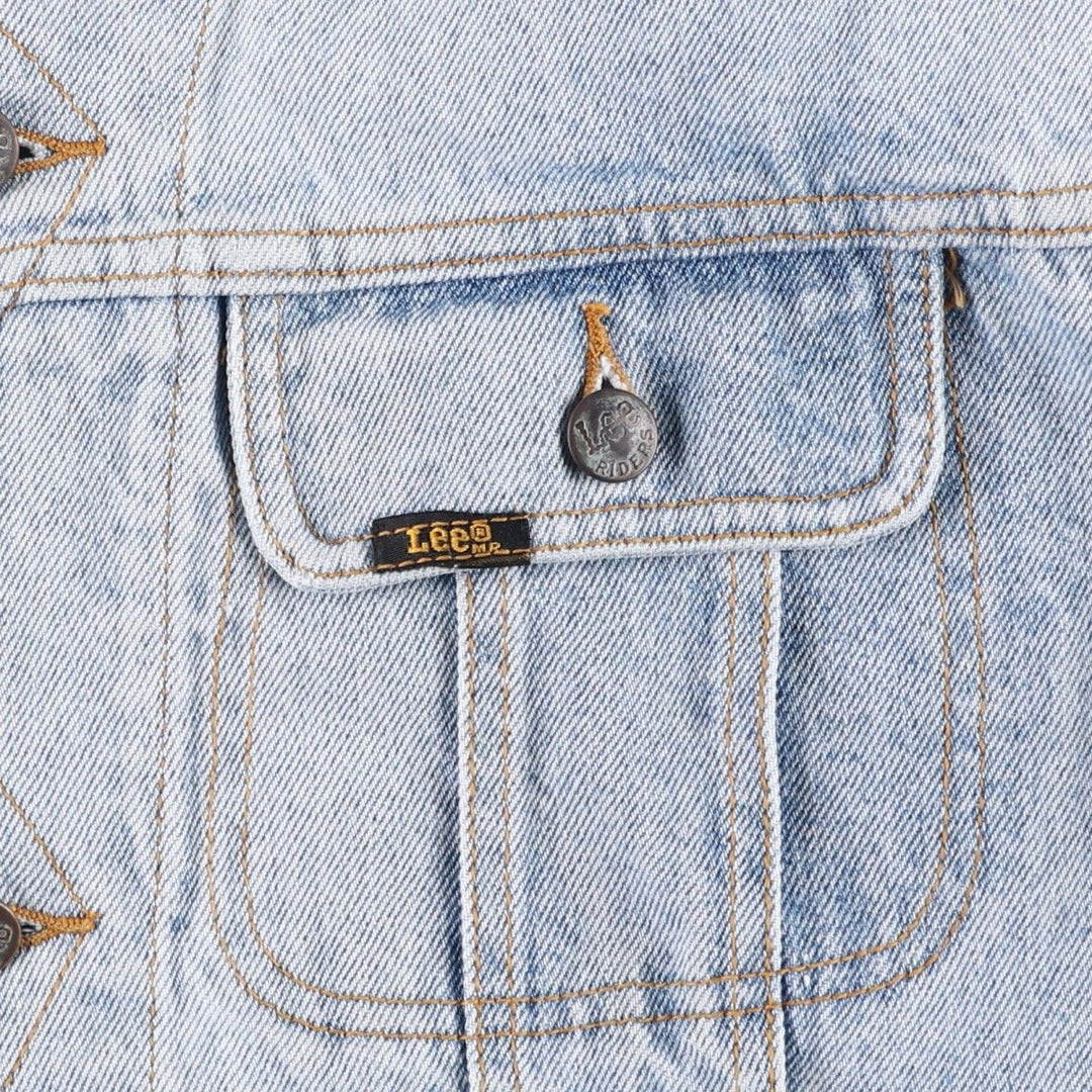 Lee Riders denim jacket, denim jacket, men's size S cotton Blue type light blue Vintage Second Hand