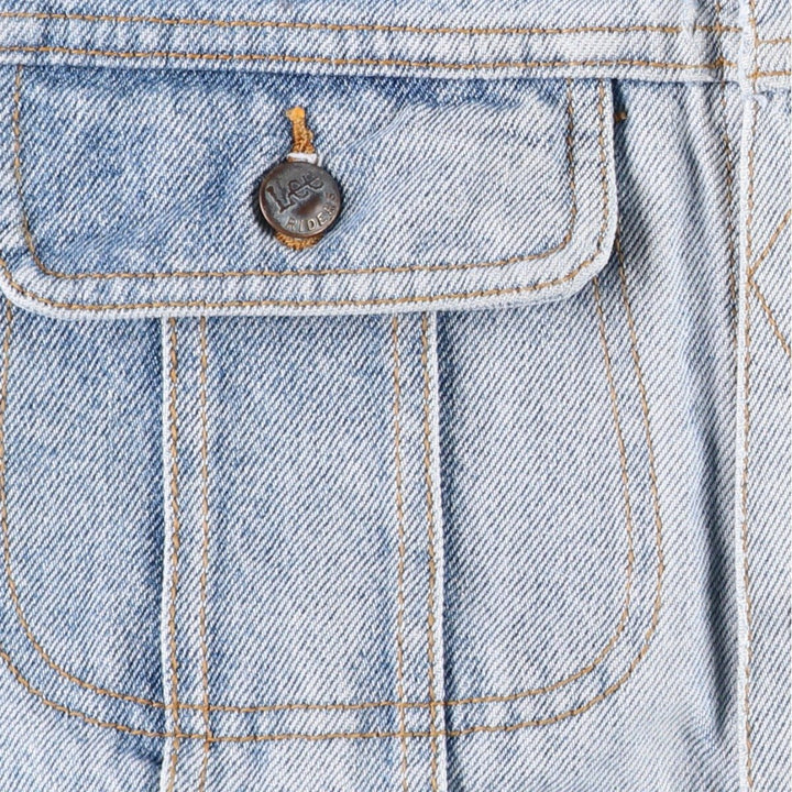 Lee Riders denim jacket, denim jacket, men's size S cotton Blue type light blue Vintage Second Hand