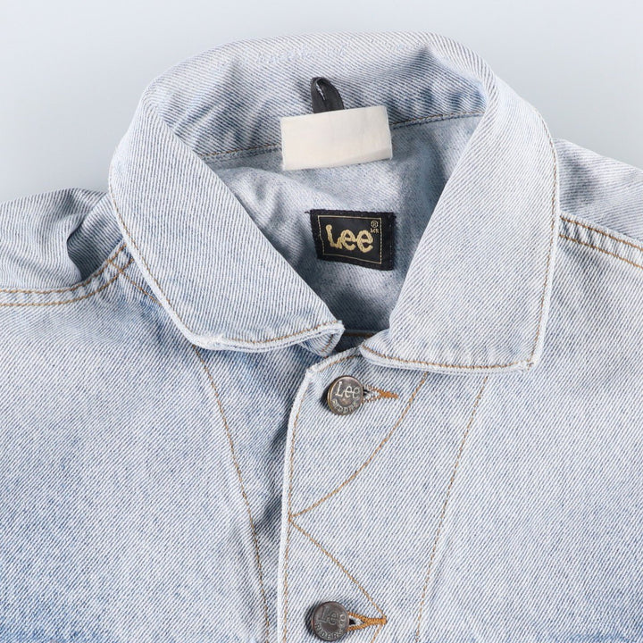 Lee Riders denim jacket, denim jacket, men's size S cotton Blue type light blue Vintage Second Hand