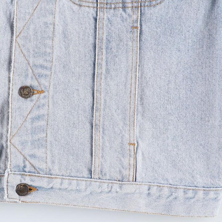 Lee Riders denim jacket, denim jacket, men's size S cotton Blue type light blue Vintage Second Hand